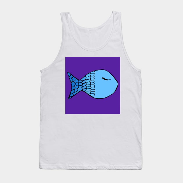 Fish design digital artwork Tank Top by SafariByMarisa